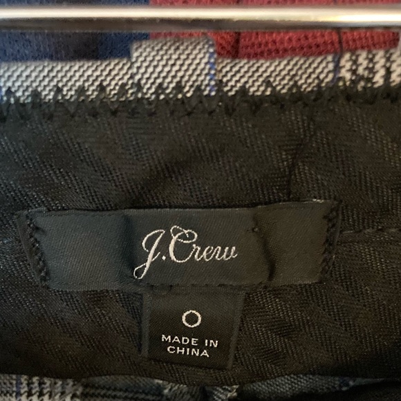 JCrew Plaid Gray Pants - Picture 3 of 6